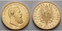 Preussen 20 Mark, 7,16g fein 22,5 mm Ø Friedrich III.