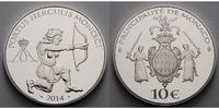 Monaco 10 Euro Herkules als Bogenschütze -- <b>3000 Stück SELTEN & RAR !!!