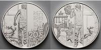 Österreich 20 Euro 25 Jahre Fall des Eisernen Vorhangs, in Kapsel & Zertifikat & Etui