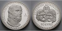Griechenland 10 Euro Euripides (485 - 406 B.C.), inkl. Etui & Zertifikat & Schuber <b>SELTEN</b>
