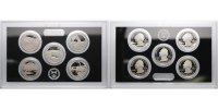 USA 1/4 $ * 5 <b>Silber</b> PP SET 2014,GreatSmoky,Shenandoah,Arches,GreatSandDunes,Everglades