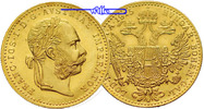 Österreich 1 Dukat 3,44g fein 20 mm Ø Franz-Joseph I (amtl. Neuprägung) GOLD --Archivbild--