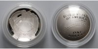 USA 1 $ National Baseball Hall of Fame, inkl. Kapsel & Etui & Schuber & Zerti.<b>RAR</b>