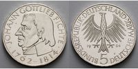 Deutschland, Bundesrepublik 5 DM Fichte, Johann Gottlieb,