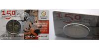 Belgien 2 Euro 150 Jahre Rotes Kreuz <b> ACHTUNG: Fehlprägung - Niederlande !!! </b>