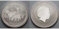Australien 1 $ Jahr der Ziege / Chines.Tierkreiszeichen 2015 -NEUE SERIE Lunar II