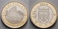 Finnland 5 Euro Südwest-Finnland - Fuchs, Proper - Fox, Tiere der historischen Landschaften,