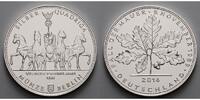Berlin 1/2 Unze Feinsilber <b>Die Volks-Unze</b> - Silber Quadriga 999/1000, 15,55 g., 34 mm Ø,in Kapsel