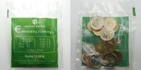 Litauen 11,59 Euro Starterkit, Zusammenstellung zur Euroeinführung, 23 Münzen i.originalem Beutel