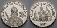 Paderborn 14,97g<br> fein,<br>35mm Ø 1200 Jahre Paderborn/777 Reichstag in Paderborn, Karl d. Grosse,