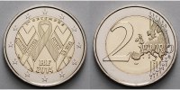 Frankreich 2 Euro Welt - AIDS - Tag,