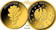 Deutschland 20 Euro3,89gfein17,5 mm Ø Deutscher Wald, Eiche, Prägestätte D