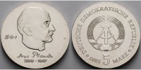 Deutschland, DDR 5 Mark Max Planck, Ku.-Ni.,<b>-Archivbild-</b>