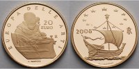 Italien 20 Euro5,81gfein21 mm Ø Europäische Kunst Niederlande