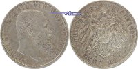 Württemberg 5 Mark Kursmünze, Wilhelm II,1891-1918