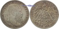 Württemberg 5 Mark Kursmünze, Wilhelm II,1891-1918