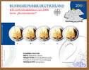 Deutschland 2 Euro<br> 5x Holstentor Lübeck, <br><b>kompl. Satz <br></b> (5 Prägestätten)
