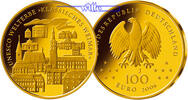 Deutschland 100 Euro 15,55g fein 28 mm Ø Stadt Weimar,Prägestätte F