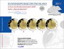 Deutschland 2 Euro<br> 5x Rathaus und Roland in Bremen,<br><b> kompl. Satz</b><br>(5 Prägestätten)