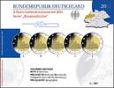 Deutschland 2 Euro<br> 5x Kölner Dom in Nordrhein-Westfalen, <br><b> kompl. Satz</b><br>(5 Prägestätten)