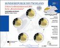 Deutschland 2 Euro<br> 5x Kölner Dom in Nordrhein-Westfalen, <br><b> kompl. Satz</b><br>(5 Prägestätten)