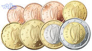 Irland 1 Cent -2 Euro, 3.88 <b>Preiswerte</b> Zusammenstellung aller Euromünzen 1 Cent bis 2 Euro