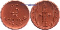Amberg, Steinzeug, Böttger, Porzellan 25 Pf.
