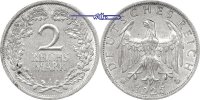Weimarer Republik 2 RM Kursmünze,