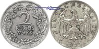 Weimarer Republik 2 RM Kursmünze,