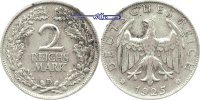 Weimarer Republik 2 RM Kursmünze,