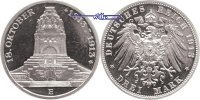 Sachsen 3 Mark 1913 <b>PP<br></b>  leicht ...