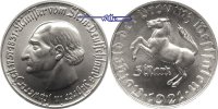 Provinz Westfalen 5 Mark Notgeld - Freiherr vom Stein -Aluminium-<br>Jaeger N11