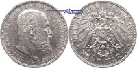 Württemberg 5 Mark Kursmünze, Wilhelm II,1891-1918