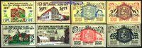 Angerburg Opr. 25,50,75,100 Pfg Kreishauptstadt