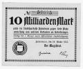 Paderborn, Kreisstadt 15.Ausgabe 10 Milliarden Notgeld Paderborn