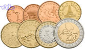 Slowenien 1 Cent -2 Euro, 3.88 <b>Preiswerte</b> Zusammenstellung aller Euromünzen 1 Cent bis 2 Euro