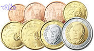 Spanien 1 Cent -2 Euro, 3.88 <b>Preiswerte</b> Zusammenstellung aller Euromünzen 1 Cent bis 2 Euro