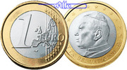 Vatikan 1 Euro Kursmünze, 1 Euro
