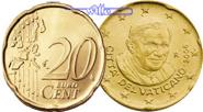 Vatikan 20 Cent Kursmünze, 20 Cent