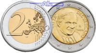 Vatikan 2 Euro Kursmünze, 2 Euro *