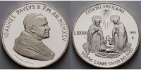 Vatikan 2 x 10.000 Lire Heiliges Jahr 2000 -1.Ausgabe (2) / Maria Verkündigung + Geburt Jesu