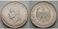 3. Reich 1933 - 1945 5 RM Friedrich von Schiller zum 175. Geburtstag