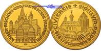 Paderborn 7,16g<br> fein, <br>22mm Ø Medaille -klein in Gold - Kaiser-Bischofs-und Hansestadt Paderborn, o. Jz.(1965)