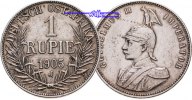 Deutsch-Ostafrika 1 Rupie Gullelmus II - Imperator