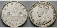 Kanada 1 $ Georg V/Krone