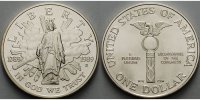 USA 1 $ 200 Jahre Kongreß, in Kapsel & Etui & Zertifikat