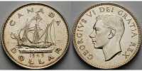 Kanada 1 $ Cabot/Schiff, -Archivbild-