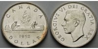 Kanada 1 $ Georg VI/Kanu