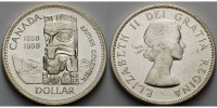 Kanada 1 $ Totempfahl, -Archivbild-