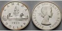 Kanada 1 $ Eliz.II/Kanu, -Archivbild-
